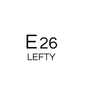 E26 (LEFT HANDED THREAD)